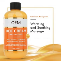 Crème d'huile de massage brûle-graisse à marque privée pour femmes, soin corporel spa