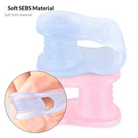 Séparateur d'orteils souple et élastique en SEBS à trou unique fileté avec conception superposée pour l'éversion des orteils, modèle chinois 965