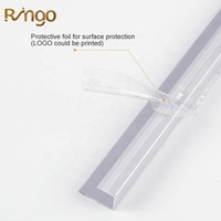 Foshan Ringo usine accessoires d'escalier de sécurité escalier carré tendances couverture garde aluminium anti-dérapant extérieur nez d'escalier