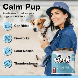 Friandises apaisantes pour chiens, marque privée OEM/ODM, favorisant la relaxation et le soulagement de l'anxiété, compléments alimentaires pour animaux de compagnie - Product Image 3