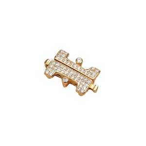 Accessoire DIY pour bijoux en perles, boucle de bracelet en argent S925, boucle de collier à 3 rangs, connexion 5745, accessoires de bijouterie - Product Image 5