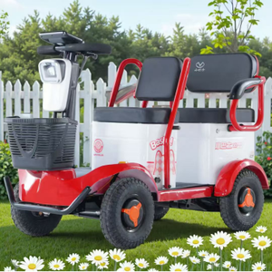 Scooter Eléctrico Todoterreno de 4 Ruedas con 3-4 Asientos, Largo Alcance de 50-70 km, Diseño Resistente para Exteriores, para Adultos y Personas Mayores - Product Image 4