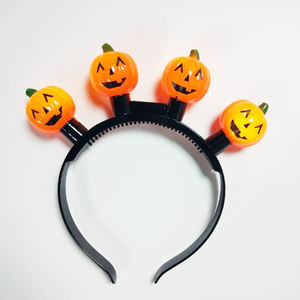 Halloween Knipperende Hoofdband Op Maat Gemaakte Pompoen Hoofdband Klassieke Led-Up Prop Voor Feesthoofddecoraties - Product Image 4