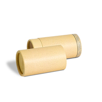 Boîte de papier ronde biodégradable écologique avec logo imprimé personnalisé tube de papier kraft cylindrique pour vêtements chaussettes sous-vêtements serviette