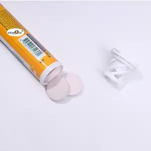 27*144mm médical plasticdesiccant casquettes et flacons déshydratant en plastique conteneurs comprimé effervescent tubes