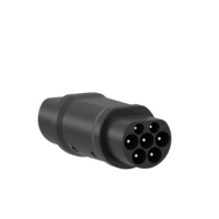 Adaptateur triphasé 380V IEC62196 Type2 vers GBT, convertisseur de charge rapide 22KW pour véhicules électriques chinois