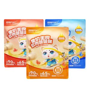 Saucisse de jambon biologique naturelle pour chiens et chats - 65% de <span class=keywords><strong>viande</strong></span>, riche en protéines, 3 saveurs, huile de <span class=keywords><strong>poisson</strong></span>, OEM/ODM, friandises d'entraînement pour animaux de compagnie en gros - Product Image 6