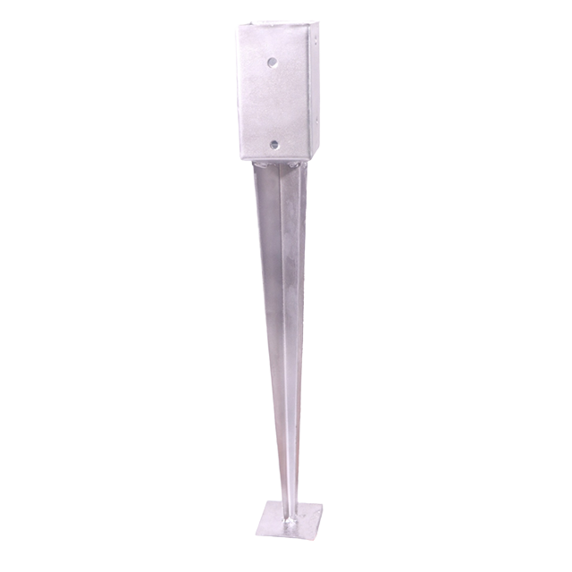 Galvanized Outdoor Steel Fence Post Spike Pointed Pole Anchor Ground