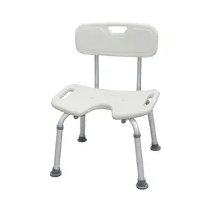 Verstellbare Beine Medizinischer Patient Aluminium Klappstuhl Bad und Dusch sitz