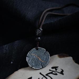 Colgante <span class=keywords><strong>de</strong></span> moneda antigua china <span class=keywords><strong>de</strong></span> estilo antiguo en oro <span class=keywords><strong>de</strong></span> 10 quilates con una rica <span class=keywords><strong>historia</strong></span> y una elegancia sutil - Product Image 4