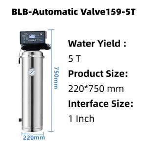 เครื่องกรองน้ำ UF สแตนเลส 304 ขนาด 5/8/10 ลูกบาศก์เมตร/ชั่วโมง พร้อมเมมเบรน PVDF แบบล้างทำความสะอาดได้ พร้อมวาล์วอัตโนมัติสำหรับน้ำบาดาล - Product Image 6