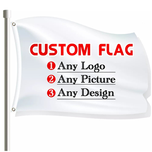 Impresión en caliente de fábrica <span class=keywords><strong>Banner</strong></span> publicitario de 3x5 pies Bandera <span class=keywords><strong>flotante</strong></span> personalizada Bandera nacional cuadrada - Product Image 1