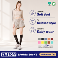 Chaussettes de compression pour femmes en laine tricotée sur mesure, respirantes, antidérapantes, pour la course à pied, la randonnée, les sports de pression, vente en gros