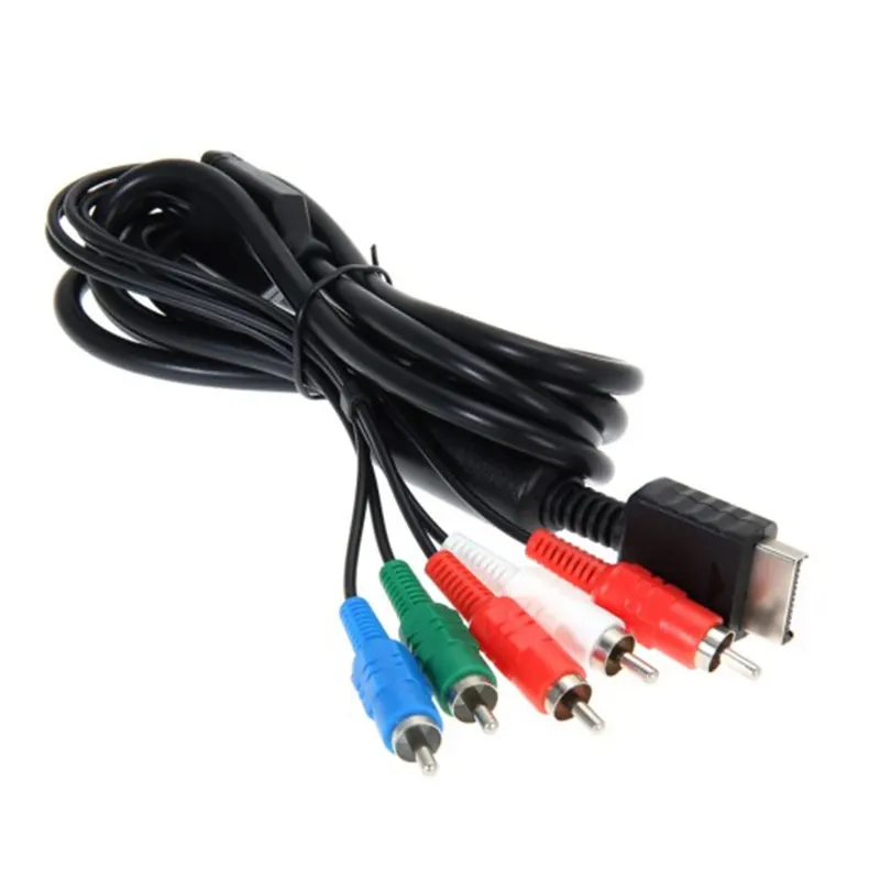 For PS2 PS3 TV AV Video Audio Analog AV Multi Out to Component Cable 6ft 1.8m For PS2 3
