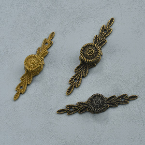 New Chinese-style Zinc Alloy Antique Pull Handle for Wardrobe Cabinet Dresser & Bedroom Drawers-Durable & Easy Installation - Product Image 1