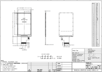 Écran LCD TFT IPS de 3,97 pouces 480*800, écran transflectif de 4 pouces, interface MIPI, modules LCD à matrice active couleur, rétroéclairage LED blanc