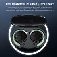 Auriculares inalámbricos deportivos con micrófono, cascos IPX5 impermeables con ganchos para las orejas, Bluetooth, estéreo HiFi para teléfono
