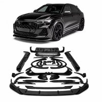 Kit carrosserie en fibre de carbone sèche ABT pour Audi RSQ8, diffuseur avant et spoiler en fibre de carbone RSQ8, accessoires ABT RSQ8, pare-chocs arrière