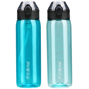 UZSPACE Vente en gros 600ml Motivation Portable Minalistic Creative Teacher Gift Tritan Bouteille d'eau potable en plastique pour adultes - Product Image 2