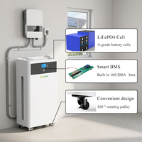 Batterie Lifepo4 16kwh 51.2v 314ah, livrée en 7 jours depuis l'entrepôt UE, pack de batteries solaires 51.2 Volt, batteries lithium-ion LVM15