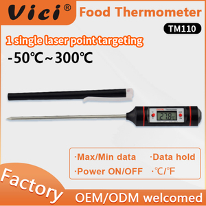 Bút Phong Cách Slim Dài Kim Loại BBQ Nhiệt Kế Kỹ Thuật Số TM110 - Product Image 2