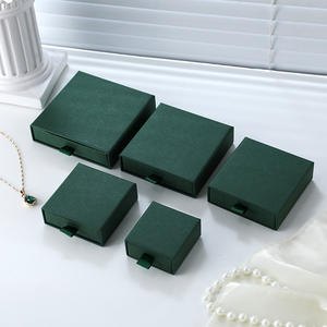 Boîte à bijoux de luxe en carton coulissant avec logo personnalisé, vente chaude OEM - Product Image 2