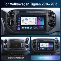 Radio de Coche 2Din de 9 Pulgadas para Volkswagen Tiguan 1 NF 2006-2016, Android Auto, CarPlay, Multimedia, GPS, Navegador, Auto DSP, Estéreo, Mirror Link