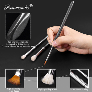 Lot de 16 pinceaux miniatures fins pour peinture, pinceaux micro-détail pour peinture à l'acrylique, <span class=keywords><strong>aquarelle</strong></span>, peinture par numéros, figurines et modèles - Product Image 4