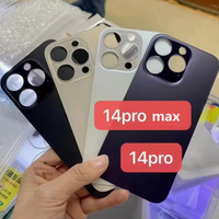 Remplacement de la vitre arrière de téléphone en gros pour 15/16/17 Pro Max avec logo Fabriqué en Chine