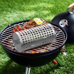 Cán Nướng Giỏ kim loại BBQ nướng giỏ <span class=keywords><strong>Net</strong></span> di động cắm trại ngoài trời - Product Image 6
