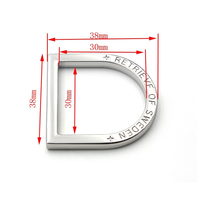MOQ 100pcs Tali Penghubung Cincin D Logam - Gesper dan Klip Logam Berlogo Merek Pribadi untuk Tas Tangan