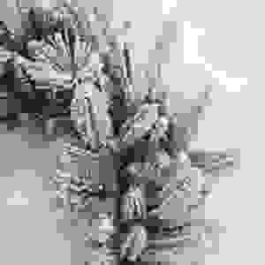 Arbre de Noël artificiel d'intérieur Longstar, écologique, fait main, traditionnel, à charnières, en PVC, aspect réaliste, <span class=keywords><strong>sapin</strong></span> vert avec support métallique - Product Image 4