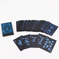 Impression personnalisée de cartes de poker en plastique espagnol à indice jumbo cartes à jouer en plastique imperméables inspirantes personnalisées