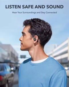 หูฟังบลูทูธแบบเปิด Soundcore by Anker AeroFit กันน้ำระดับ IPX7 เสียงเบสหนักแน่น ใช้งานได้นาน 42 ชั่วโมง เหมาะสำหรับวิ่งออกกำลังกาย - Product Image 6