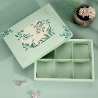 Stock en papier cartonné blanc Muffin Mousse Pâtisserie Macaron Buns Mooncake Dessert service à thé boîte cadeau de luxe