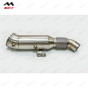 Mertop 5.0'' pour G30 B58 Downpipe en acier inoxydable 304 finition brossée pour modèles 340i/440i/540i/640I/740I 200 cellules sans voyant d'avertissement <span class=keywords><strong>moteur</strong></span> - Product Image 4