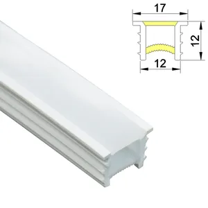 Lampada con copertura flessibile in silicone a Led con funzione ignifuga elevata per la protezione della forma delle luci del tubo al neon a led
