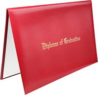 Porte-diplôme personnalisé en cuir avec estampage à chaud doré, format A4, pour diplôme de fin d'études