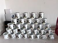 Tasse en émail, fabricant de tasses de camping, tasse en céramique blanche unie, logo personnalisé, tasse à thé ou à café vierge, tasses à sublimation