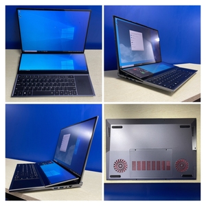 <span class=keywords><strong>Laptop</strong></span> kantor layar dua 16 inci + 14 inci, <span class=keywords><strong>Ram</strong></span> 64Gb Win11 Pro Intel Core I7 Gen 9 I7-9750H layar sentuh ganda - Product Image 5