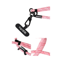 Cordón ajustable de poliéster de 7 mm con clip trasero para teléfono móvil, marca OEM, a la moda, con impresión digital, para llevar cómodamente, con junta.