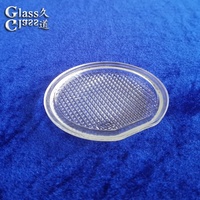 Verre texturé moulé, éclairage LED, lentille en verre borosilicate diffuseur