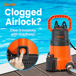 مضخة مستنقع منزلية قياسية من Cleartide بالولايات المتحدة الأمريكية مضخة مياه غاطسة لمعالجة مياه الصرف الصحي للقبو - Product Image 2