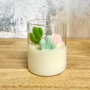 Vela <span class=keywords><strong>de</strong></span> Cera <span class=keywords><strong>de</strong></span> Soja con Aroma a Cactus y Plantas Suculentas, Maceta Decorativa Creativa para Festivales, Adorno Festivo con Fragancia para Dormitorio - Product Image 2
