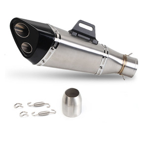 Silenziatore di Alta Qualità Universale in Finta Fibra di Carbonio per <span class=keywords><strong>Moto</strong></span> Yamaha Honda Kawasaki - Product Image 3