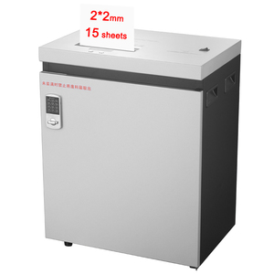 Déchiqueteuse <span class=keywords><strong>de</strong></span> documents Comet 50L, 15 feuilles, haute sécurité, micro-coupe P-7, 2*2mm, pour CD/CC, grande capacité, usage intensif, pour bureau - Product Image 1