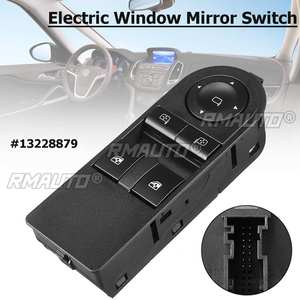 Interruptor Eléctrico para Control de Ventanas y Espejos Retrovisores para Opel Astra H 2005-2010 y Vauxhall Zafira B MK II 2005-2015, 13228879 - Product Image 1