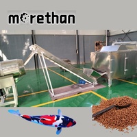Extrudeuse bivis pour aliments flottants pour poissons, machine à aliments pour animaux de compagnie, machine de traitement des aliments, granulateur pour aliments pour animaux