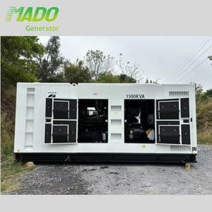 CMC1500T 슈퍼 사일런트 디젤 발전기 1500KVA 1200KW ATS 방음 인클로저 3 상 4 선 230V 60Hz 물/공기 - Product Image 2