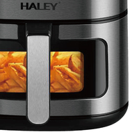HALEY Grande Friteuse à Air Chaud avec Porte Vitrée Panoramique, Contrôle Tactile par Icônes, Multi-Programmes, Sans Huile, pour Restaurants et Usage Domestique, Marque Privée, Vente en Gros
